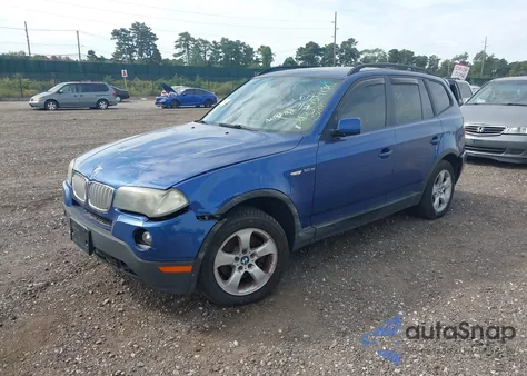2008 BMW X3 3.0Si z USA, uszkodzony, nr VIN WBXPC93468WJ07722